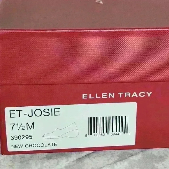 NEW Ellen Tracy Josie women's slip on wedge shoes brown size 7.5 - Picture 4 of 9